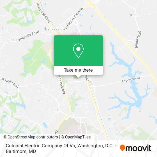 Colonial Electric Company Of Va map