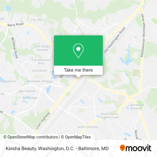 Keisha Beauty map