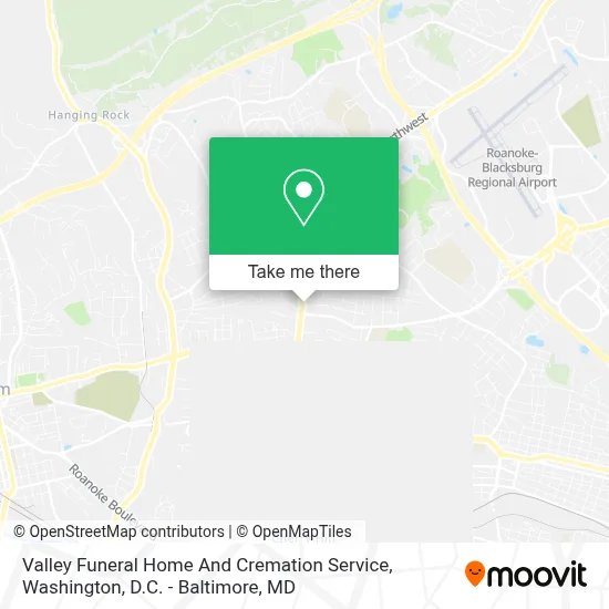 Valley Funeral Home And Cremation Service map