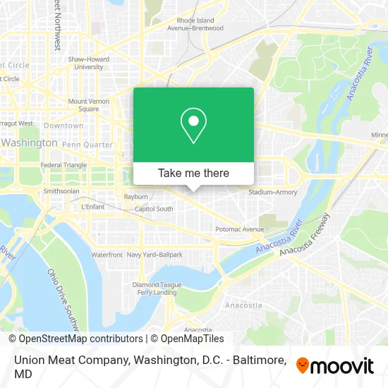 Union Meat Company map