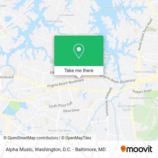 Alpha Music map