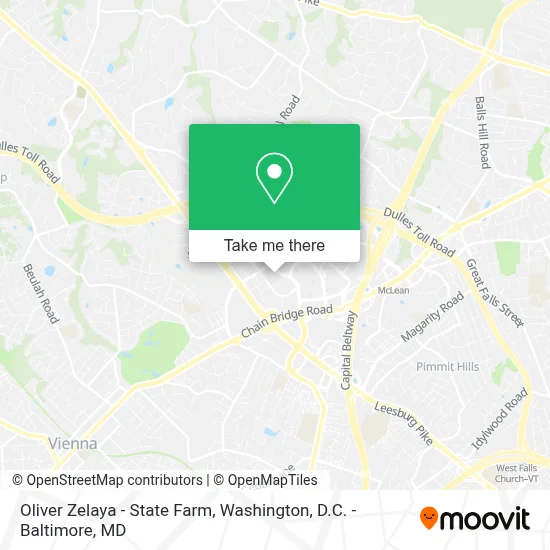 Oliver Zelaya - State Farm map