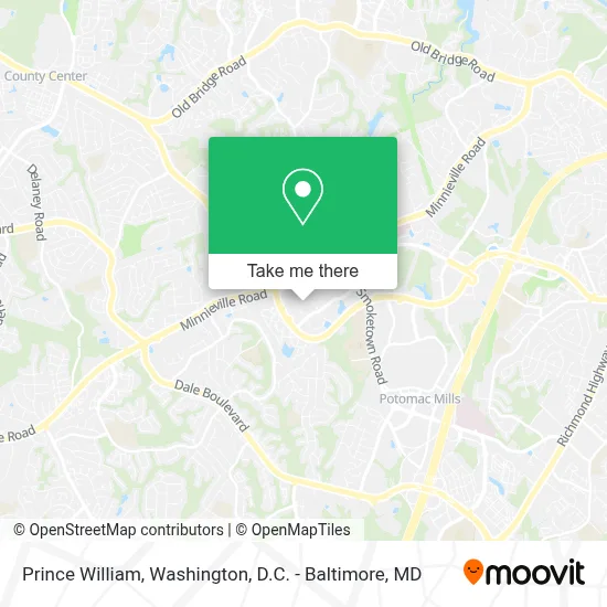 Prince William map