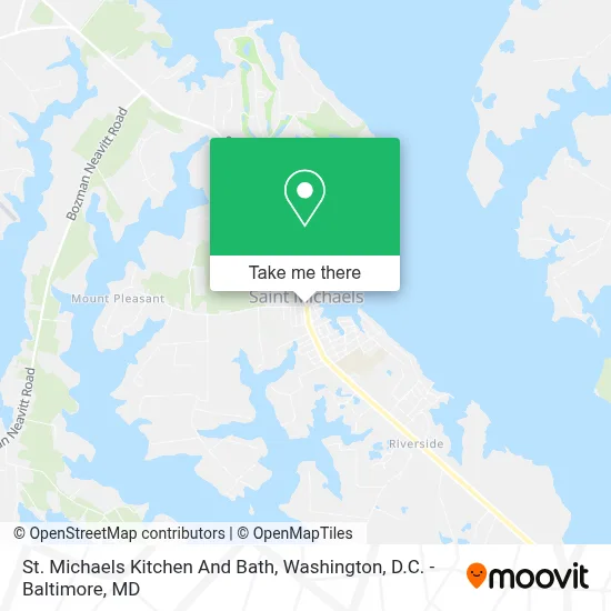 St. Michaels Kitchen And Bath map