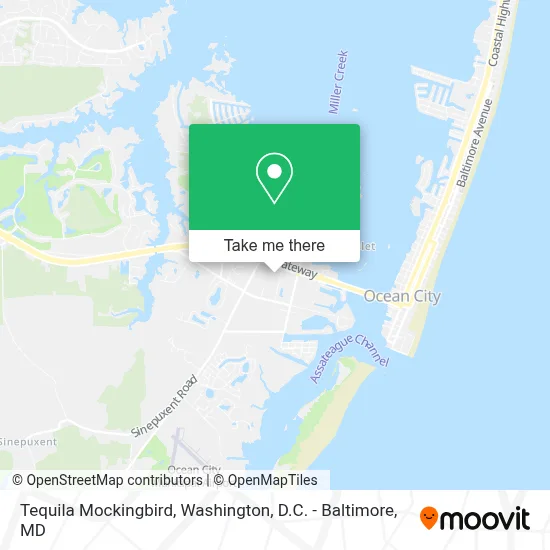 Tequila Mockingbird map