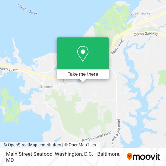 Main Street Seafood map