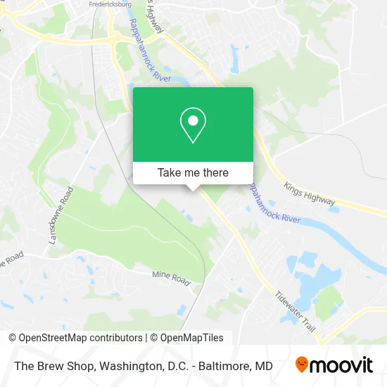 The Brew Shop map