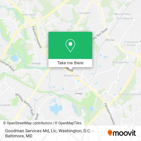 Goodman Services Md, Llc map