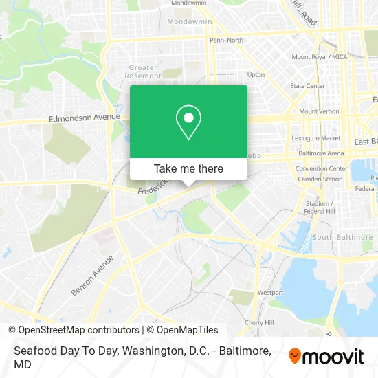 Seafood Day To Day map