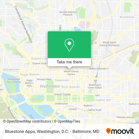 Bluestone Apps map