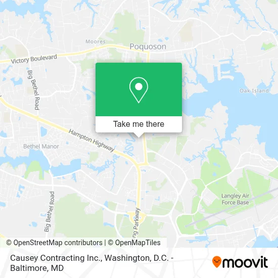 Causey Contracting Inc. map