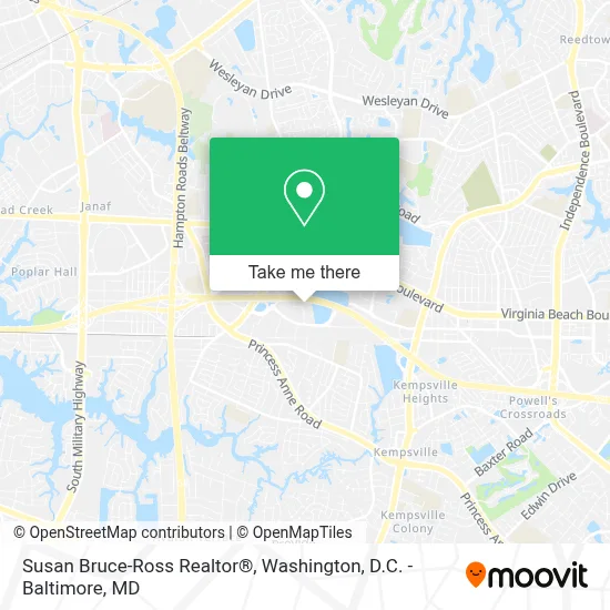 Susan Bruce-Ross Realtor® map
