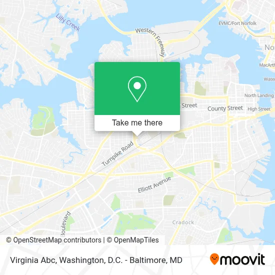 Virginia Abc map