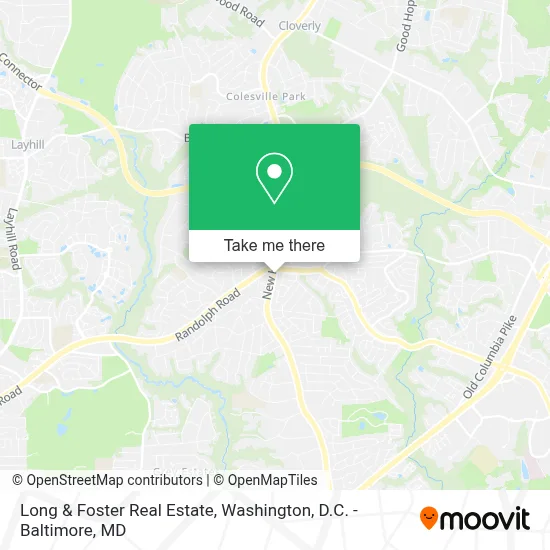Long & Foster Real Estate map