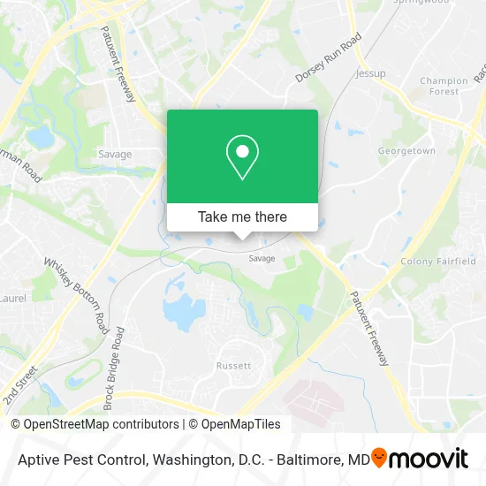 Aptive Pest Control map