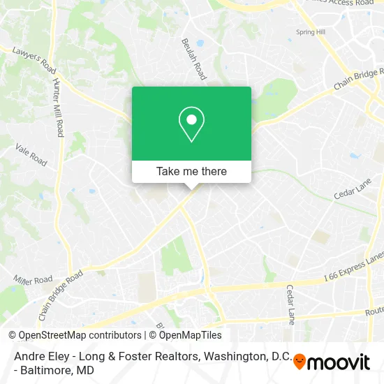 Andre Eley - Long & Foster Realtors map
