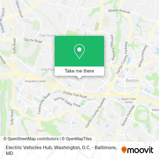 Electric Vehicles Hub map