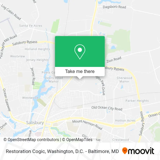 Restoration Cogic map