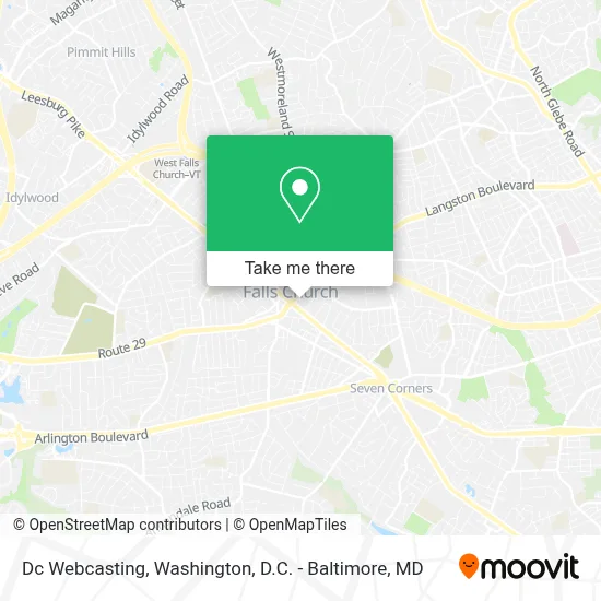 Dc Webcasting map