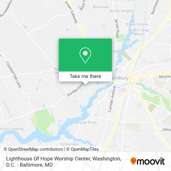Lighthouse Of Hope Worship Center map