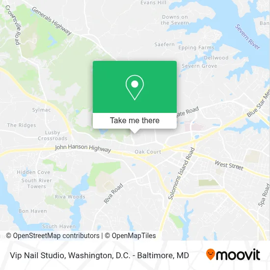 Vip Nail Studio map