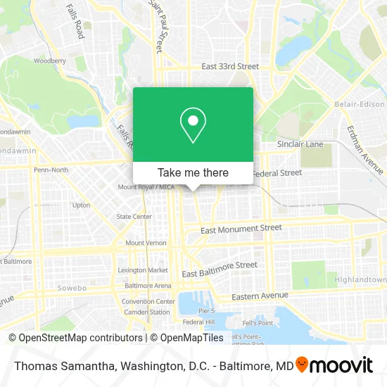 Thomas Samantha map