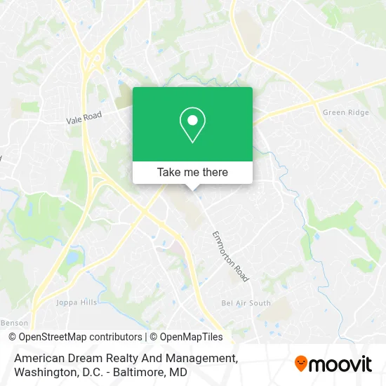 American Dream Realty And Management map