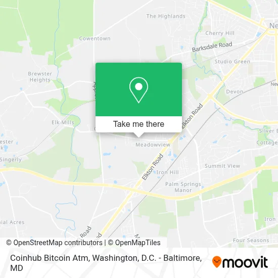 Coinhub Bitcoin Atm map