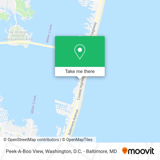 Peek-A-Boo View map