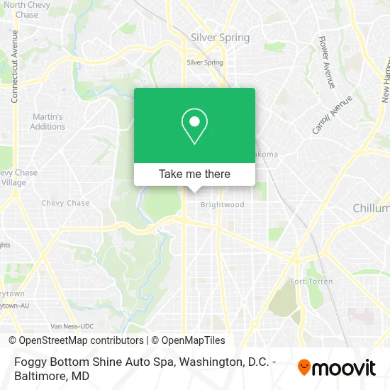 Foggy Bottom Shine Auto Spa map