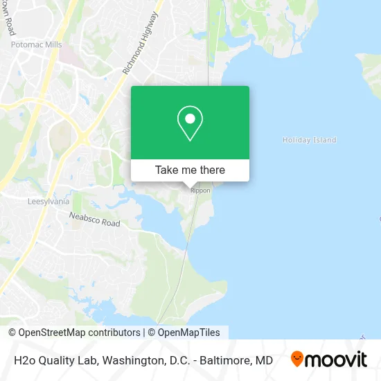 H2o Quality Lab map
