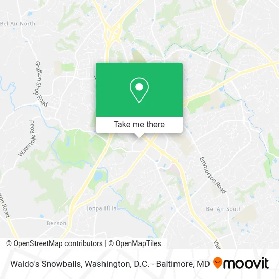 Waldo's Snowballs map