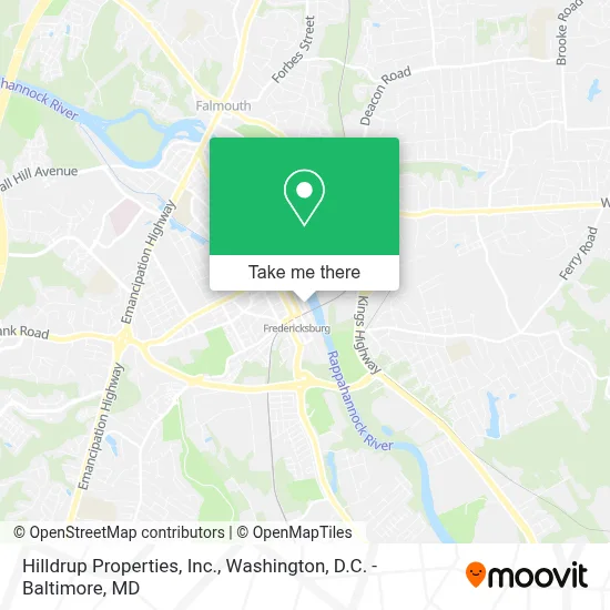 Hilldrup Properties, Inc. map