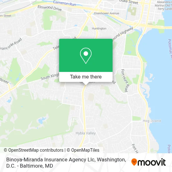 Binoya-Miranda Insurance Agency Llc map