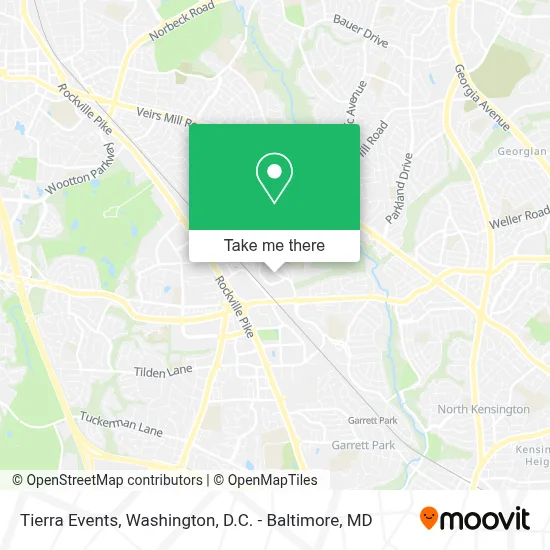 Tierra Events map