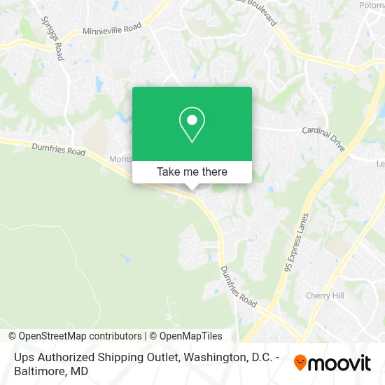 Ups Authorized Shipping Outlet map