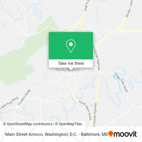 Main Street Amoco map