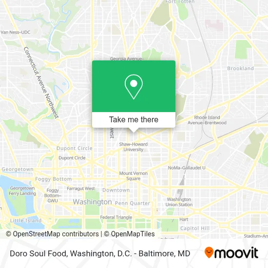 Doro Soul Food map
