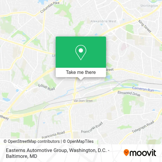 Easterns Automotive Group map