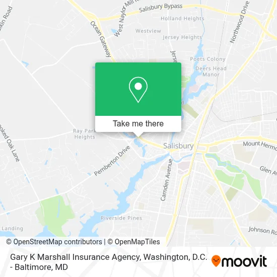 Gary K Marshall Insurance Agency map