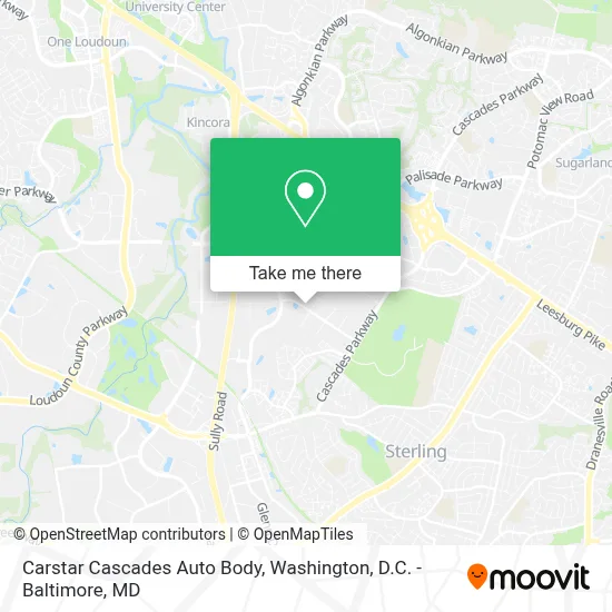 Carstar Cascades Auto Body map