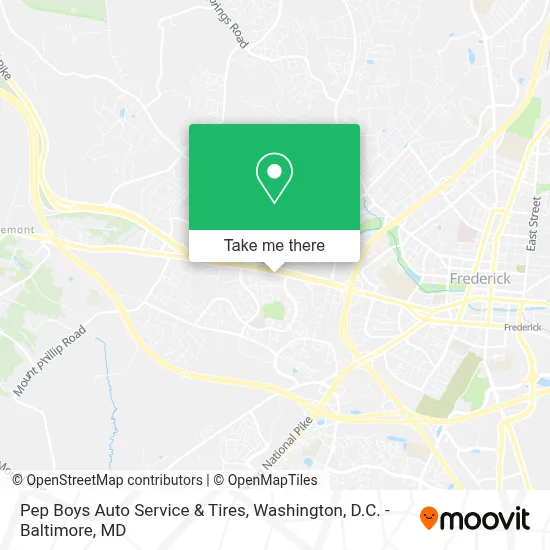 Pep Boys Auto Service & Tires map