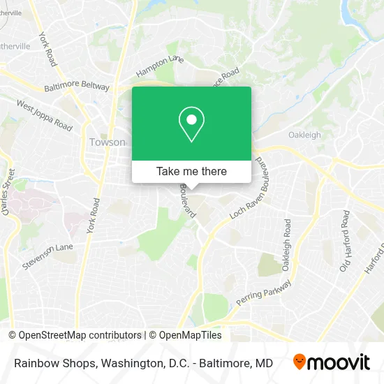 Rainbow Shops map