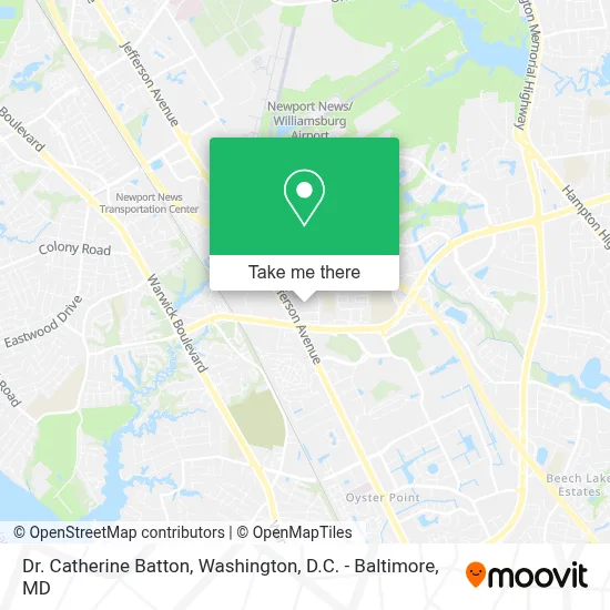 Dr. Catherine Batton map