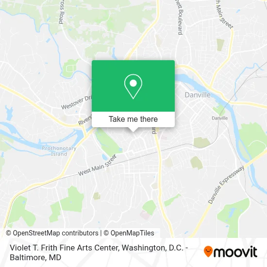 Violet T. Frith Fine Arts Center map
