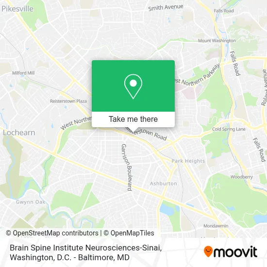 Brain Spine Institute Neurosciences-Sinai map