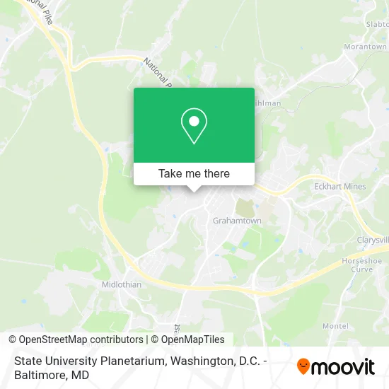 State University Planetarium map