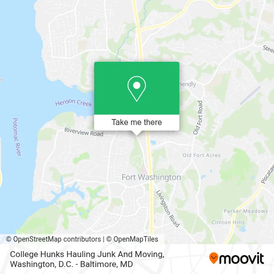 College Hunks Hauling Junk And Moving map