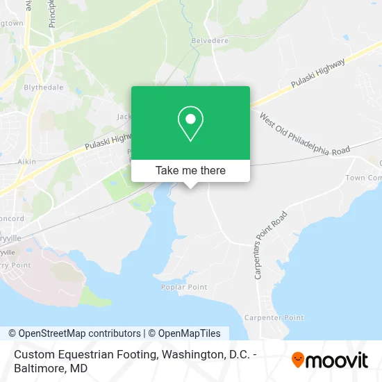 Custom Equestrian Footing map