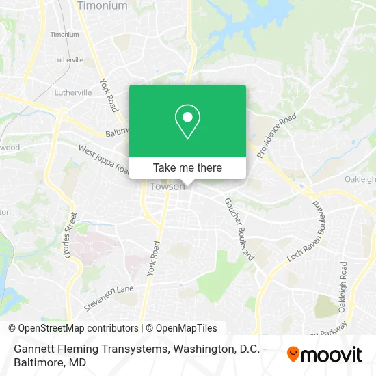 Gannett Fleming Transystems map